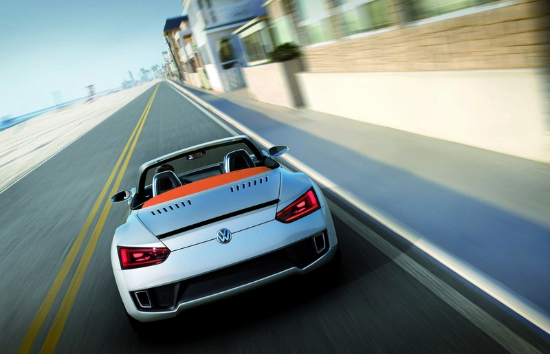 Illustration for article titled VW Bluesport Roadster: The Mid-Engined Diesel Sportscar